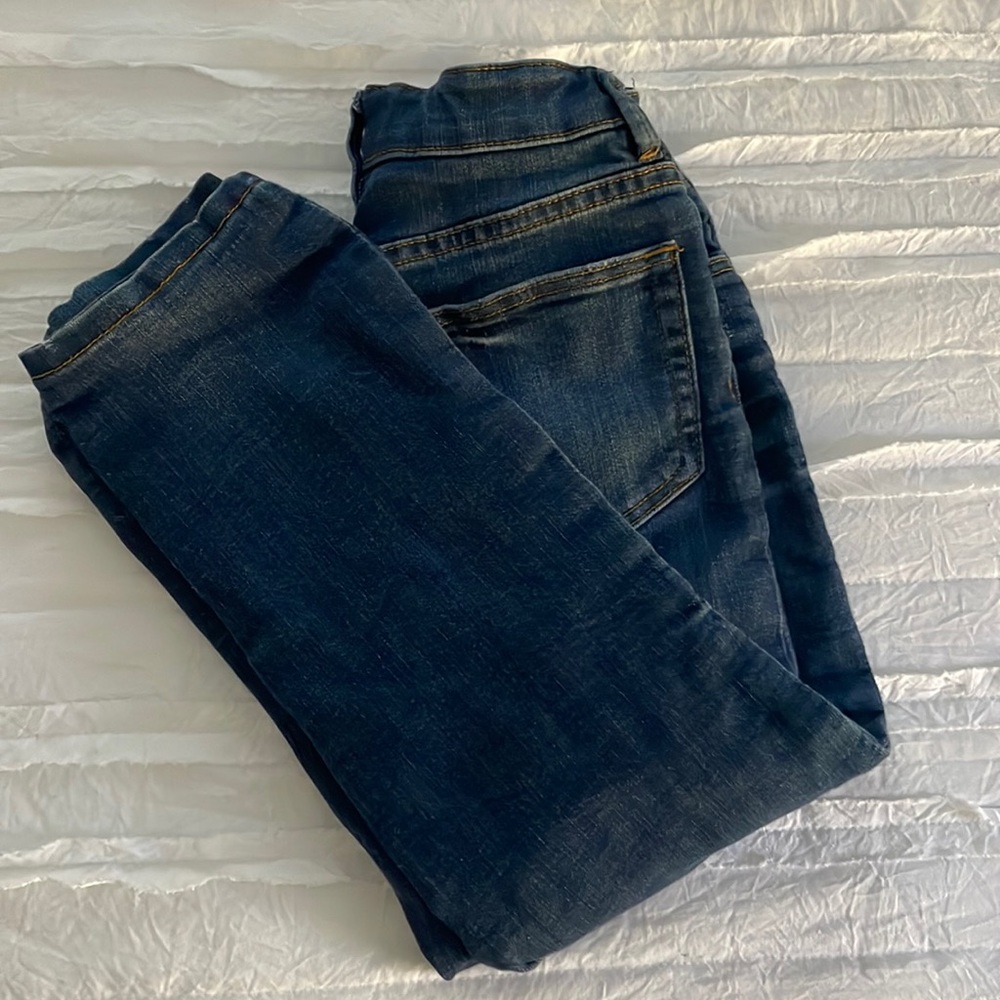 Adjustable waste lined soft jeans